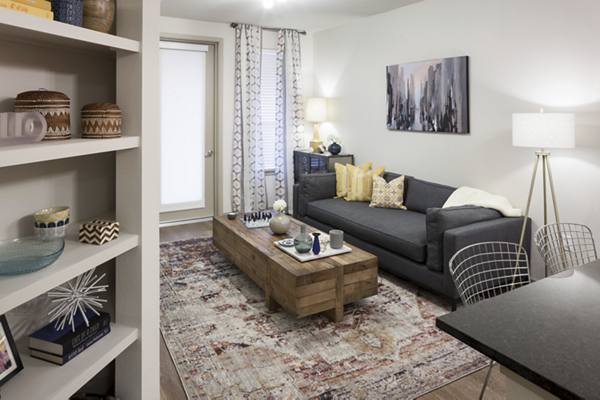 living room at Regatta Sloan's Lake Apartments