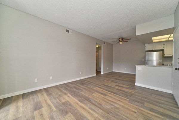 Living room at The Galleria Apartments