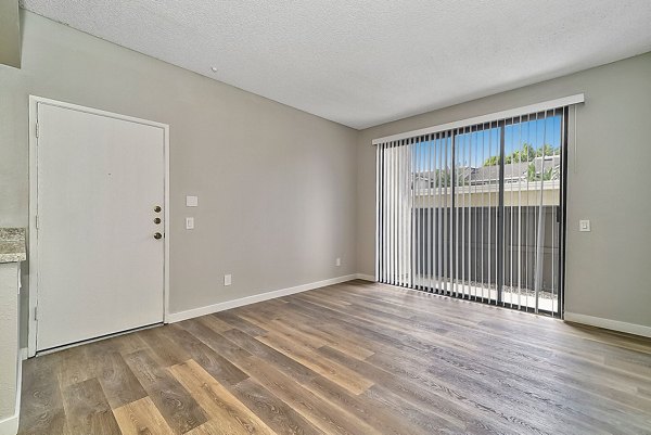 Living room at The Galleria Apartments