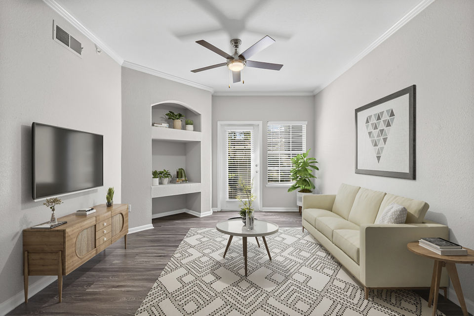 living room at Benton Pointe Apartments