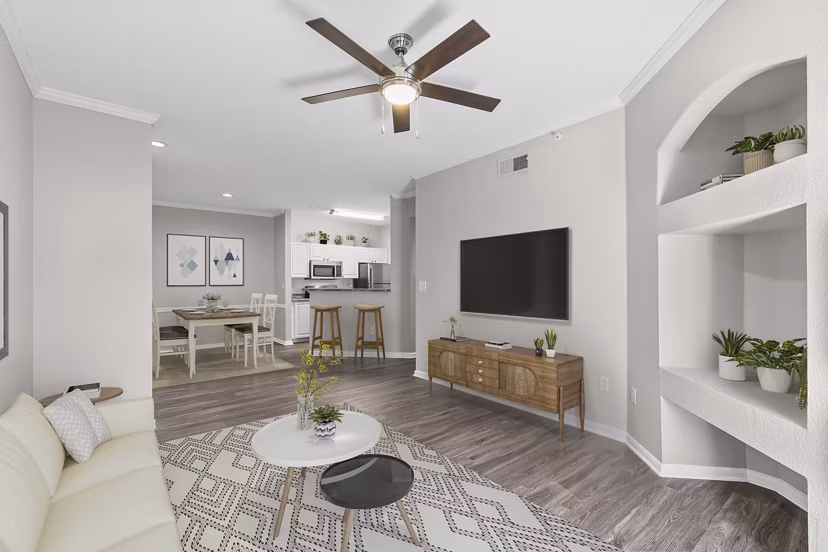 living room at Benton Pointe Apartments