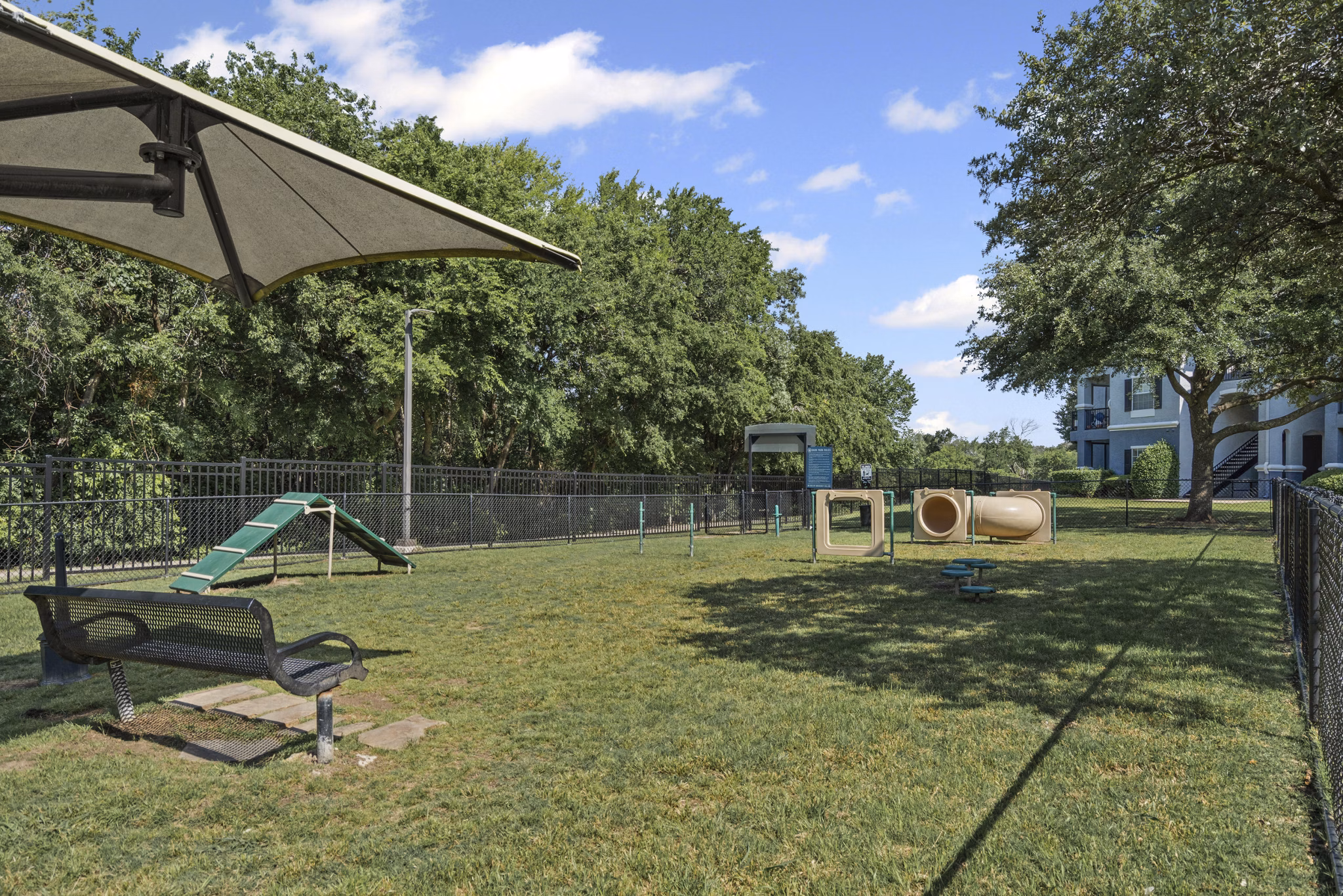 dog park at Benton Pointe Apartments