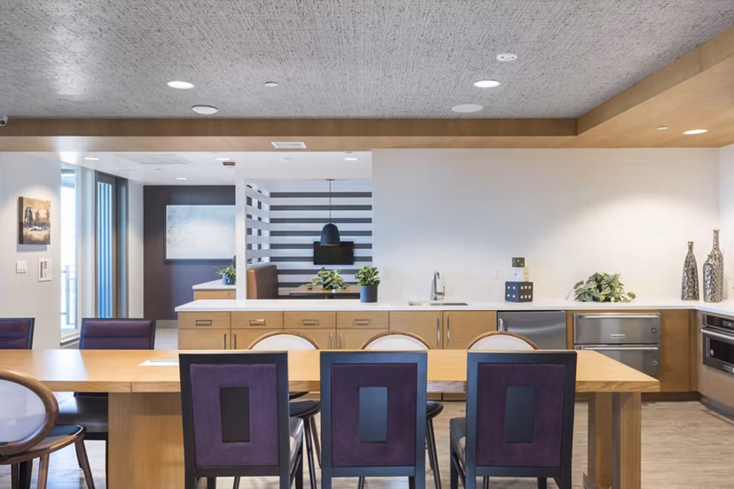 The Standard Apartments: Clubhouse with modern seating and entertainment area