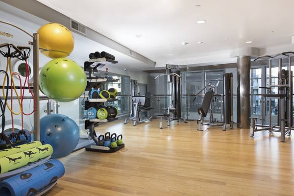 Fitness room at The Standard Apartments