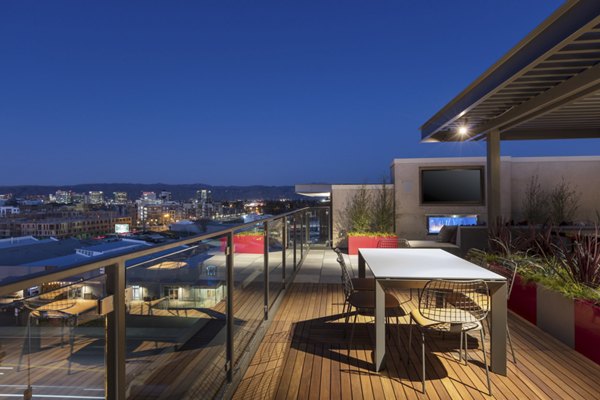 Patio at The Standard Apartments