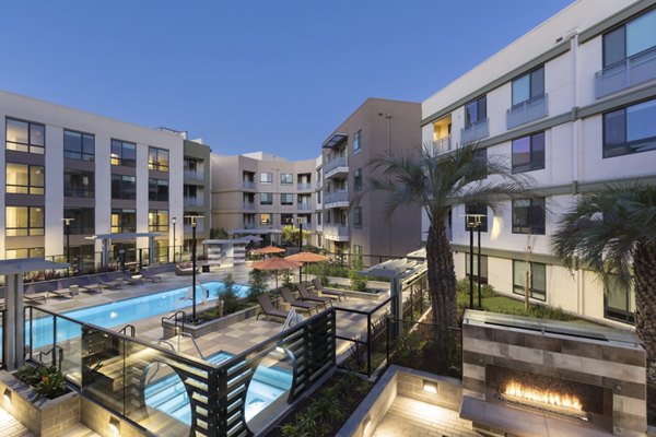 Resort-style pool at The Standard Apartments, luxury living in an amenity-rich community