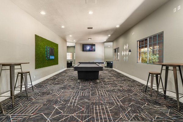 game room at Union 505 Apartments