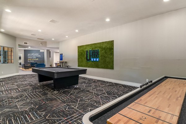 game room at Union 505 Apartments