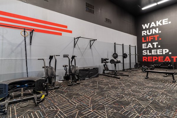 fitness center at Union 505 Apartments