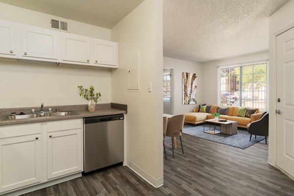 kitchen at Union 505 Apartments