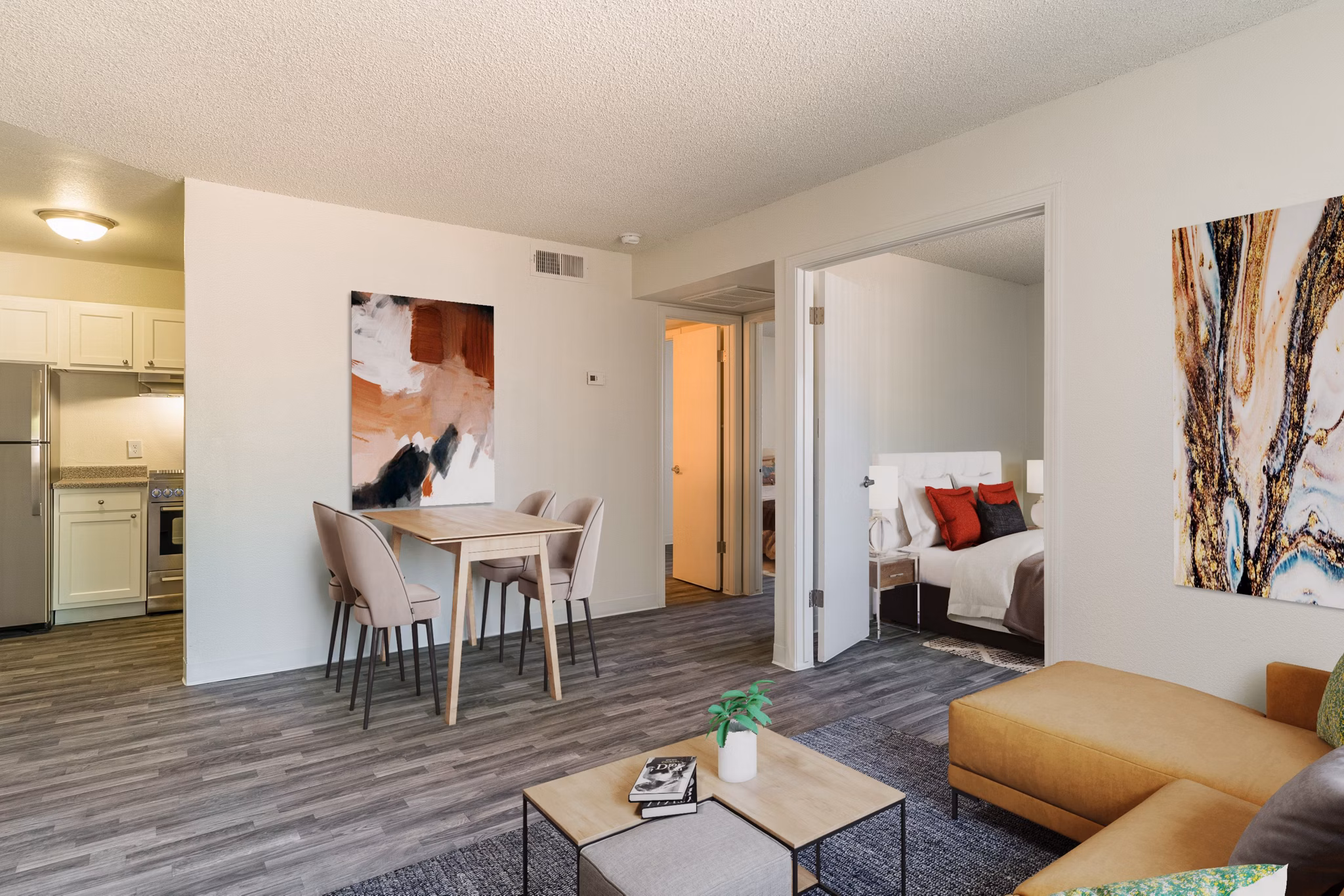 living room at Union 505 Apartments