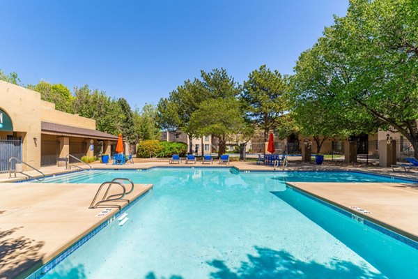 Luxury pool with modern design at Union 505 Apartments, perfect for relaxation and social gatherings