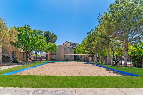 Sport court for multi-sport activities at Union 505 Apartments, featuring well-maintained surfaces and modern design elements for residents to enjoy