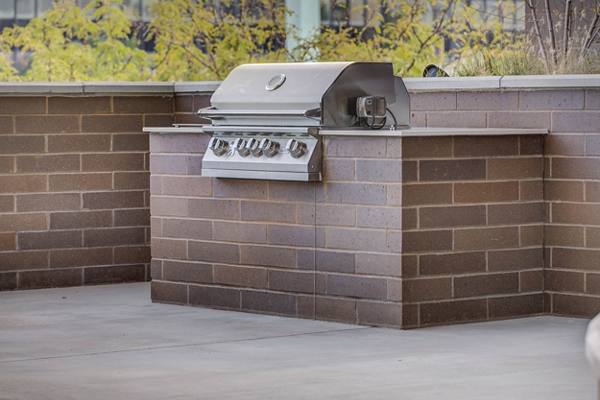 grill area at Block 44 Apartments 