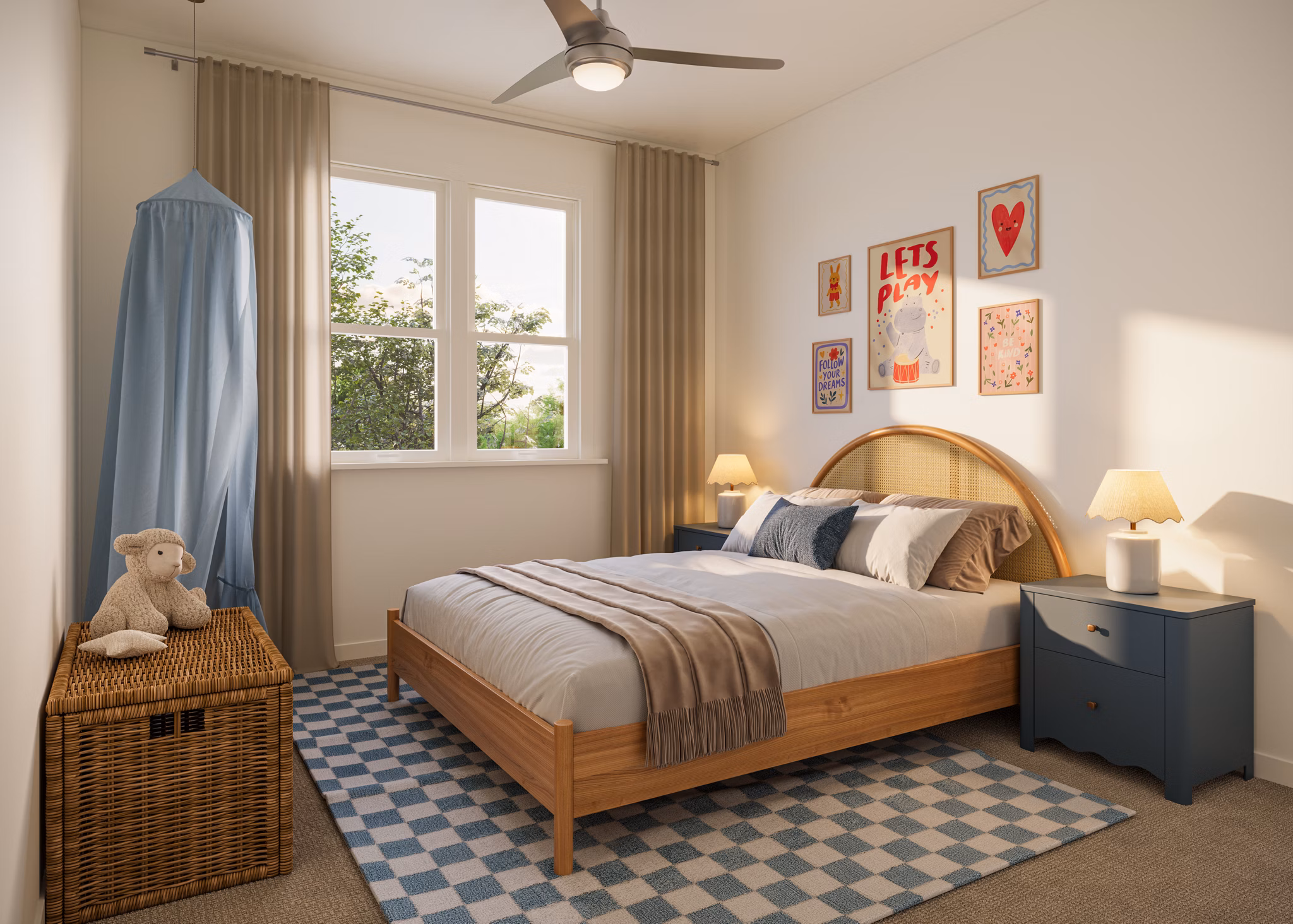 bedroom at Harbor Park Apartments