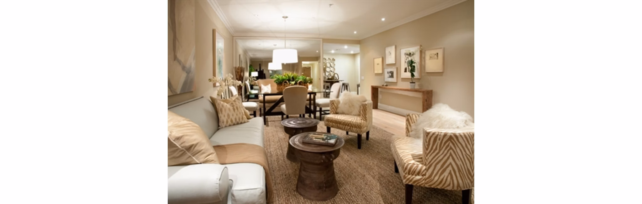 Clubhouse featuring modern design elements at 885 Woodside Apartments