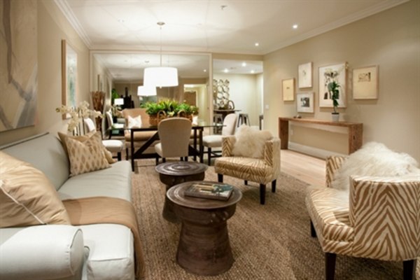 Clubhouse featuring modern design elements at 885 Woodside Apartments