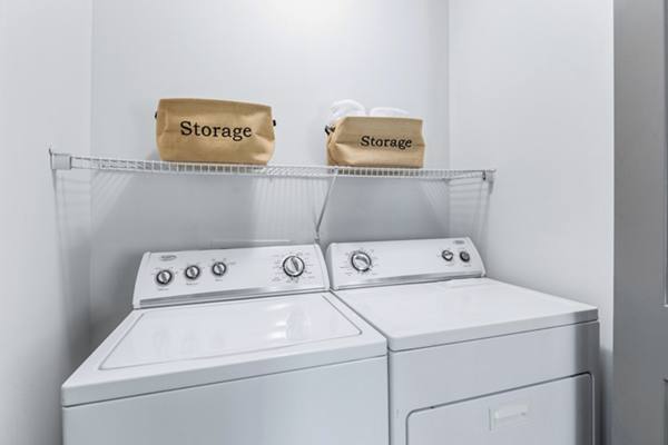 laundry room at Memorial Hills Apartments