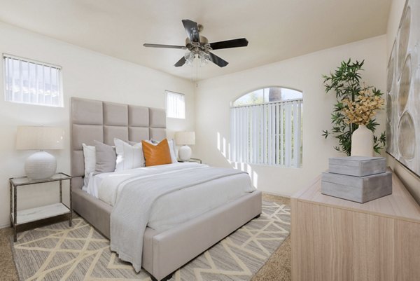 bedroom at CityScape at Lakeshore Apartments