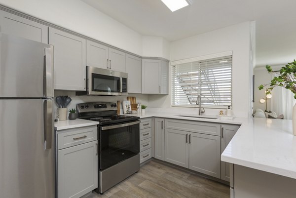 kitchen at CityScape at Lakeshore Apartments