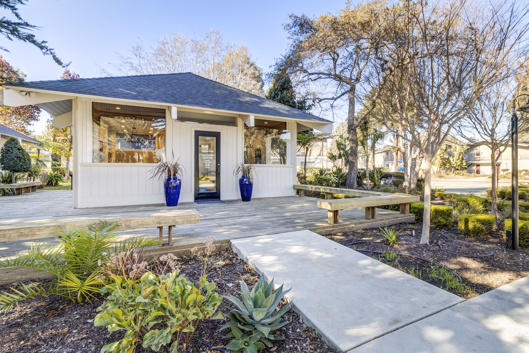 building at Cypress Point Apartments