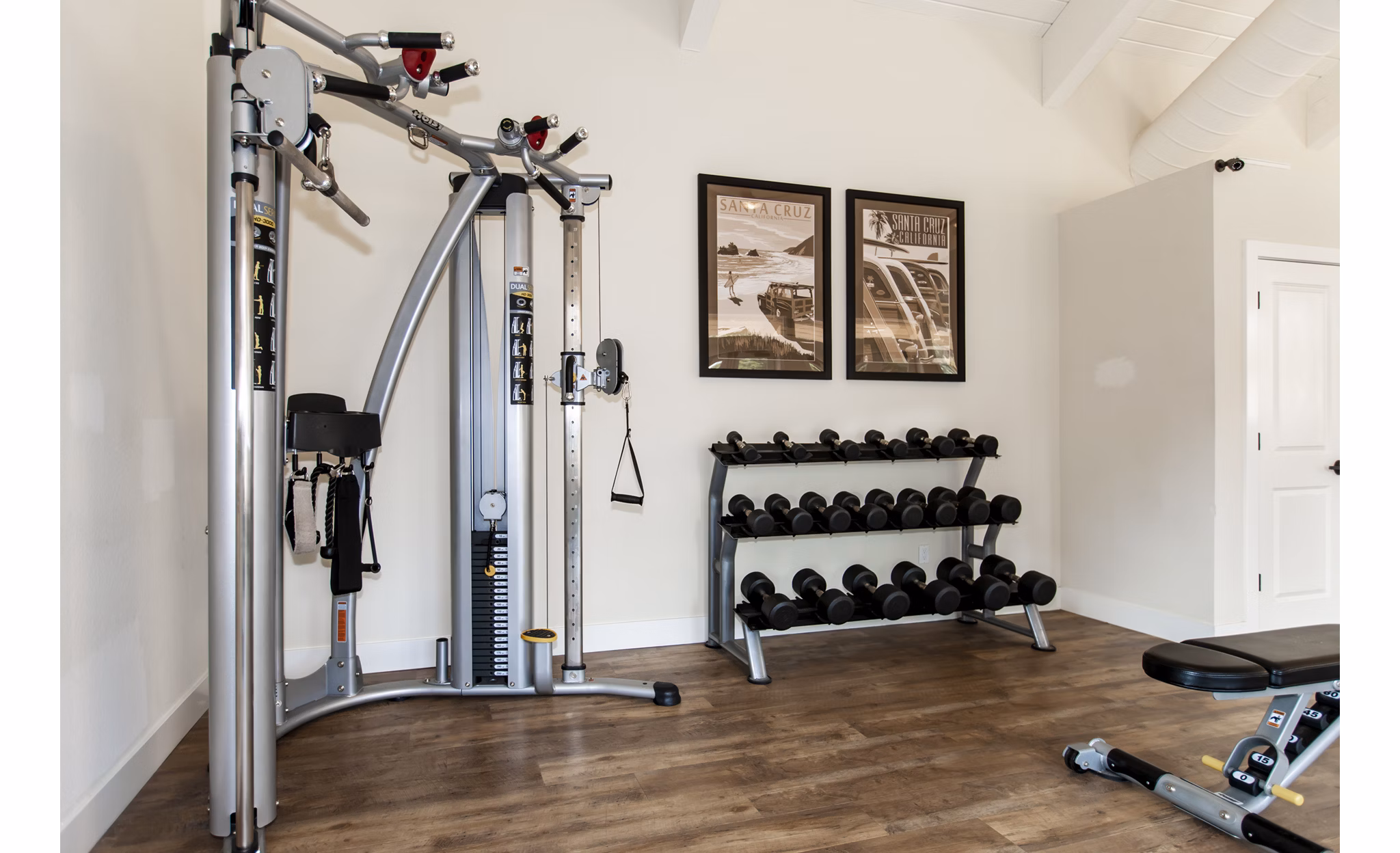 fitness center at Cypress Point Apartments