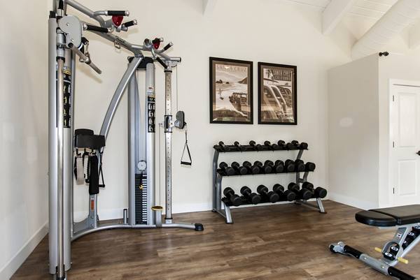 fitness center at Cypress Point Apartments