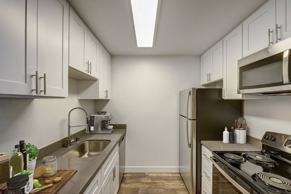 kitchen at Cypress Point Apartments