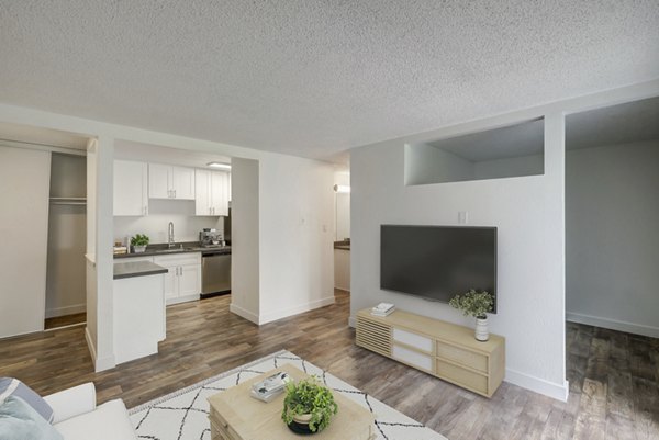 living room at Cypress Point Apartments