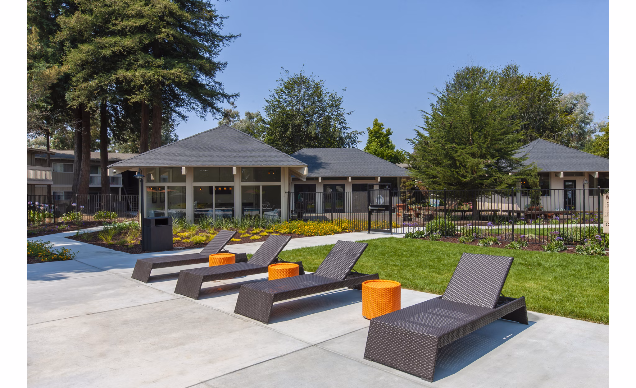 patio at Cypress Point Apartments