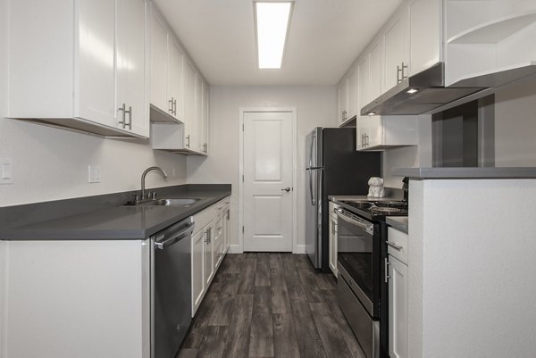 kitchen at San Marino Apartments