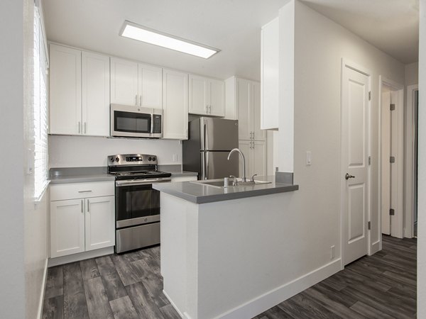 kitchen at San Marino Apartments