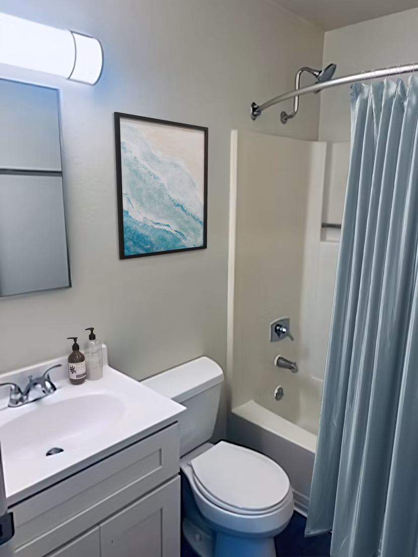 bathroom at Landing at Capitola Apartments