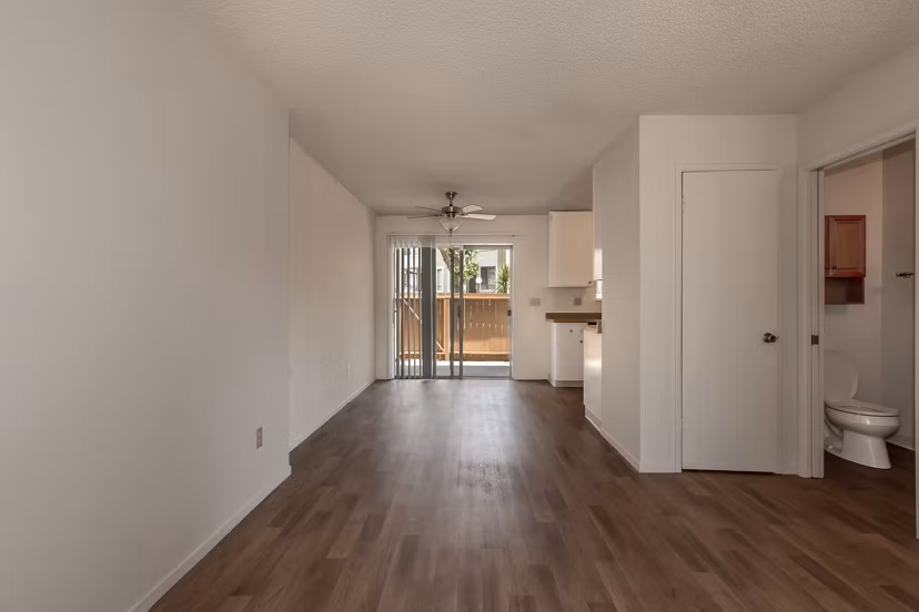 living room at Landing at Capitola Apartments
