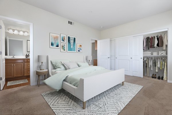 bedroom at Civic Square Apartments