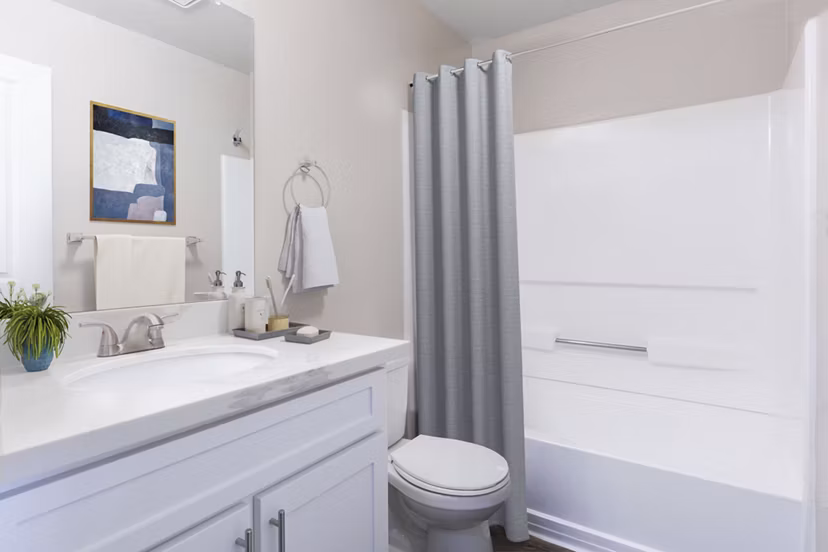 bathroom at Civic Square Apartments