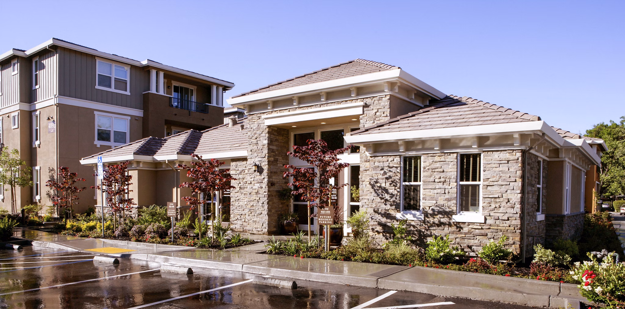 clubhouse at Civic Square Apartments