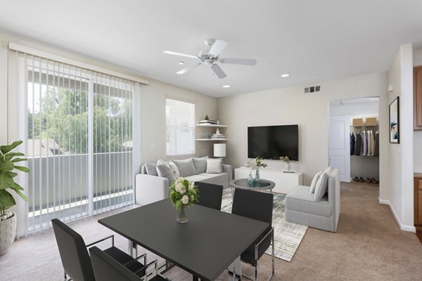 dining area at Civic Square Apartments