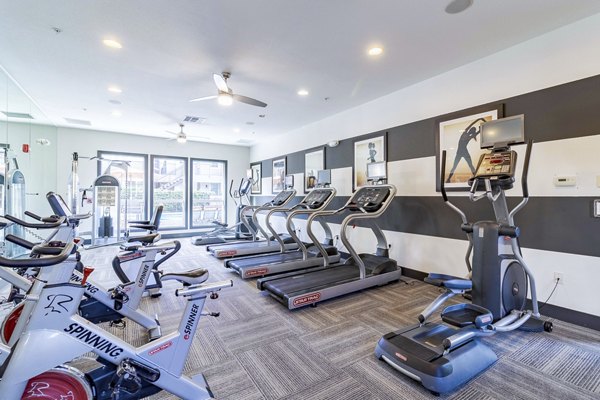 fitness center at Civic Square Apartments