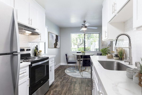 kitchen at Civic Square Apartments