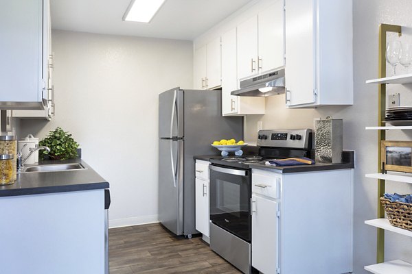 kitchen at Civic Square Apartment
