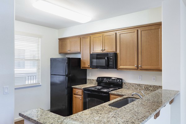 kitchen at Civic Square Apartments