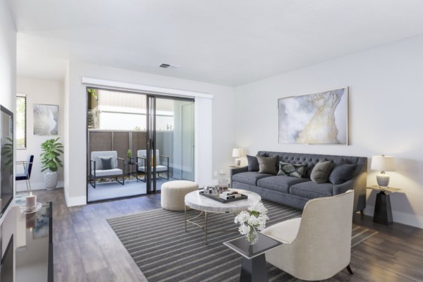 living room at Civic Square Apartments