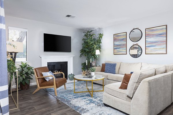 living room at Civic Square Apartments