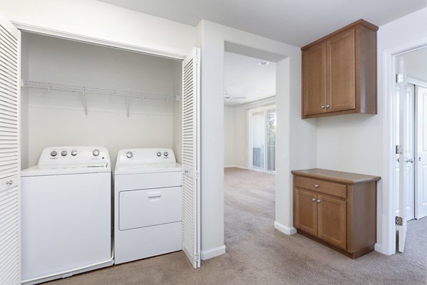 laundry room at Civic Square Apartments