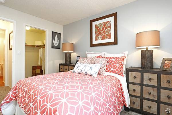 bedroom at Brookside Apartments