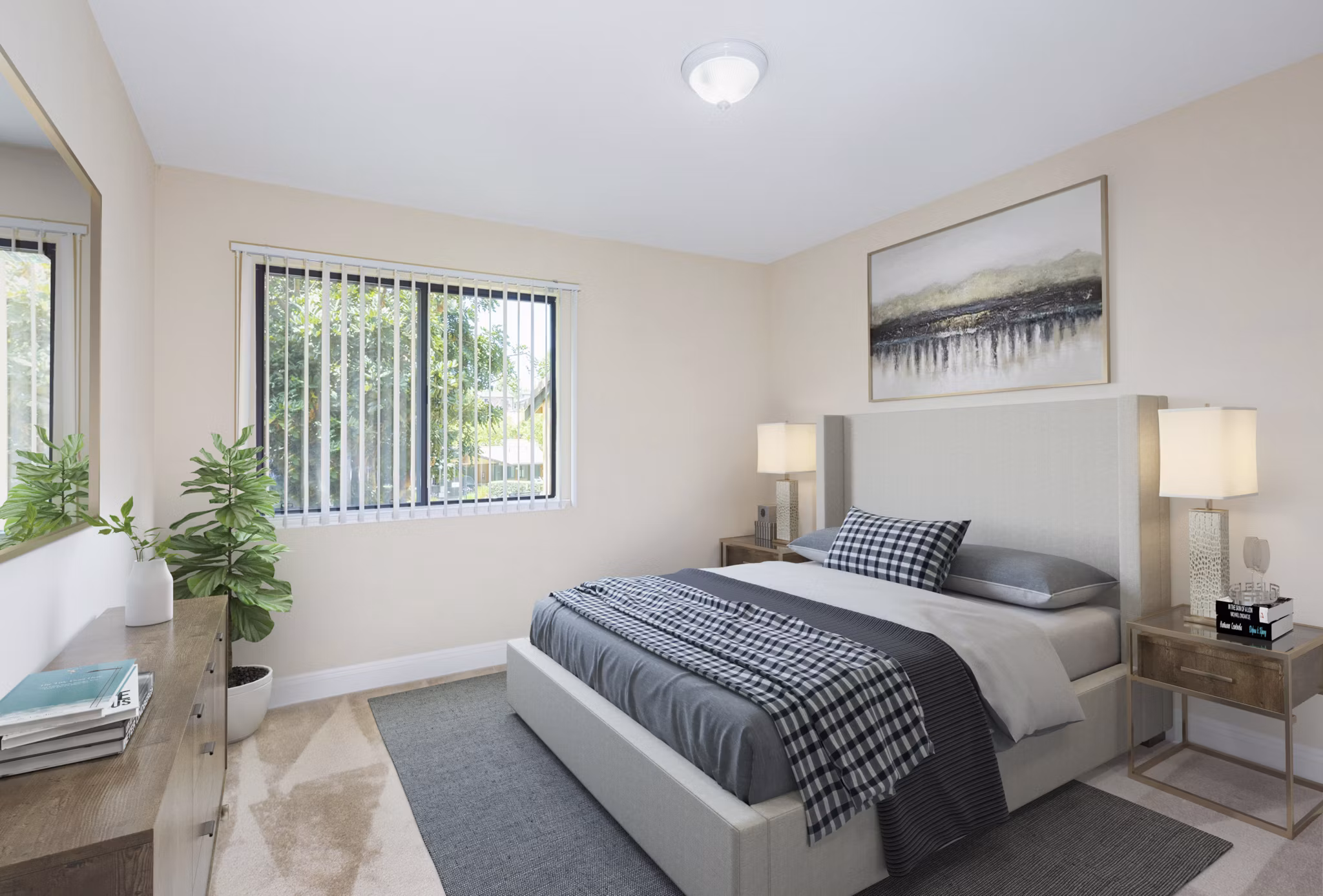 bedroom at Mission Pines Apartments