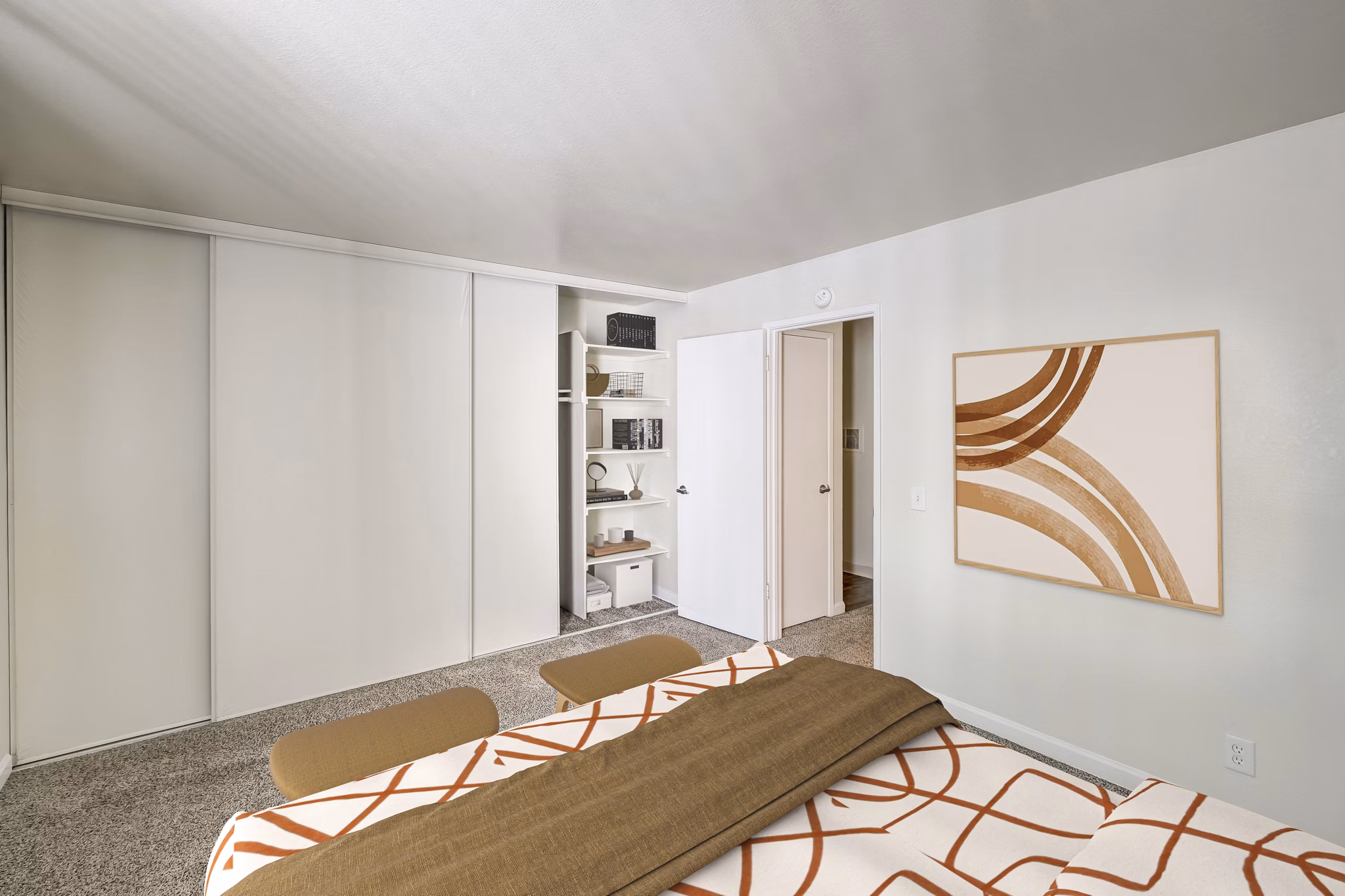 bedroom at Mission Pines Apartments