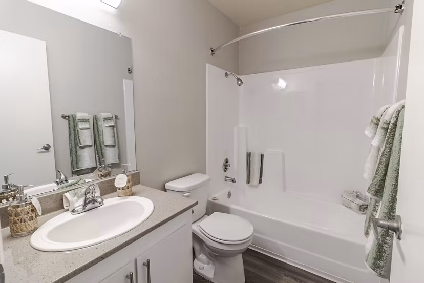 bathroom at Mission Pines Apartments
