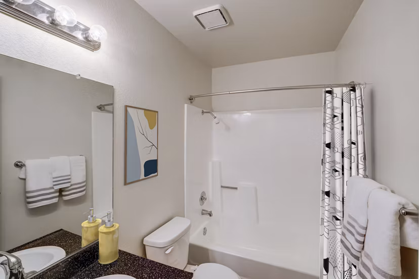 bathroom at Mission Pines Apartments
